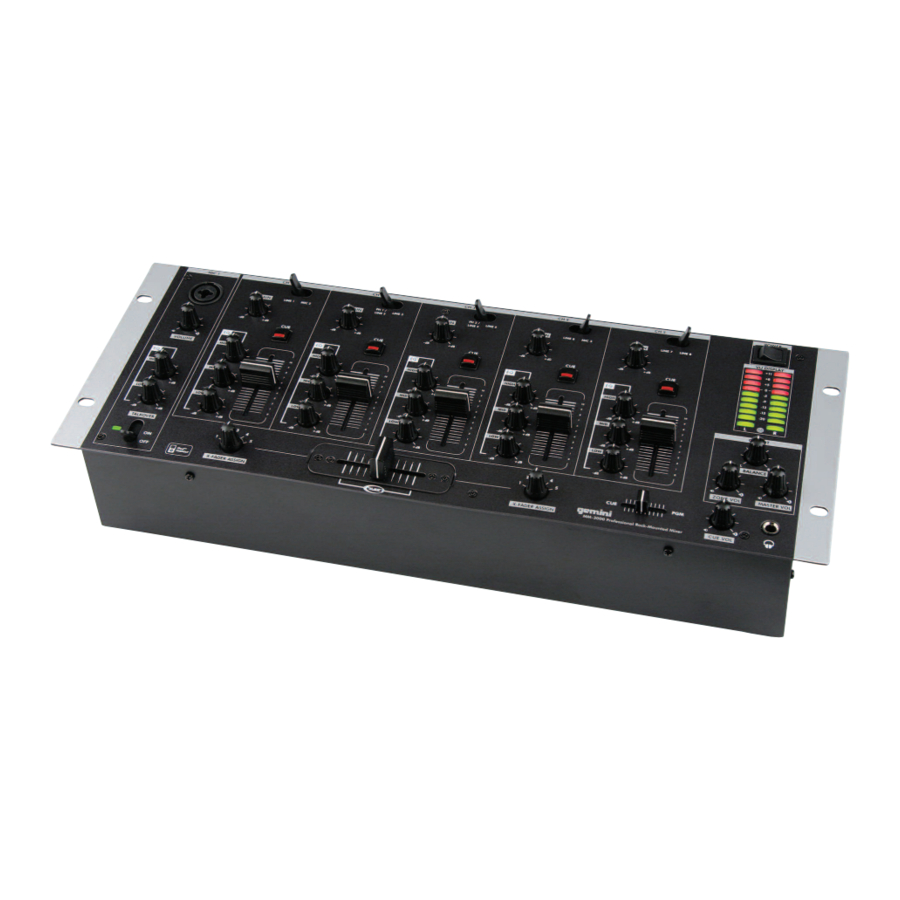 Gemini MM-3000 Bedienungshandbuch
