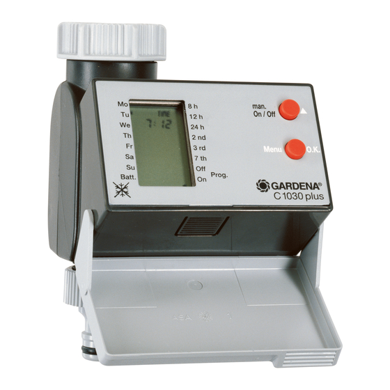 Gardena C 1030 plus Gebrauchsanweisung