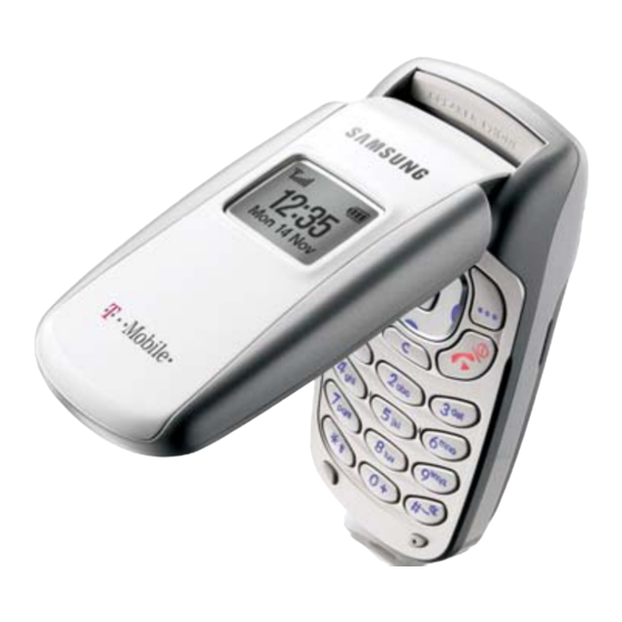 Samsung SGH-X490 Kurzanleitung