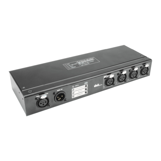 EuroLite DXT-SP 1IN/4OUT Bedienungsanleitung