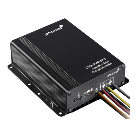 Phocos CIS-MPPT 85/20 Bedienungsanleitung