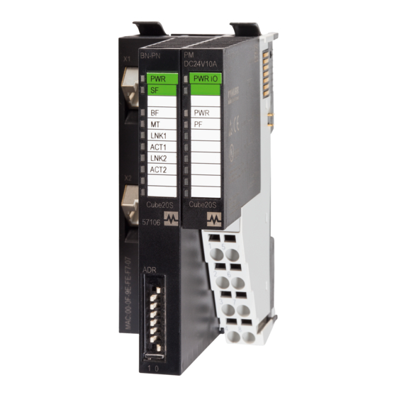 Murr elektronik CUBE20S Handbuch