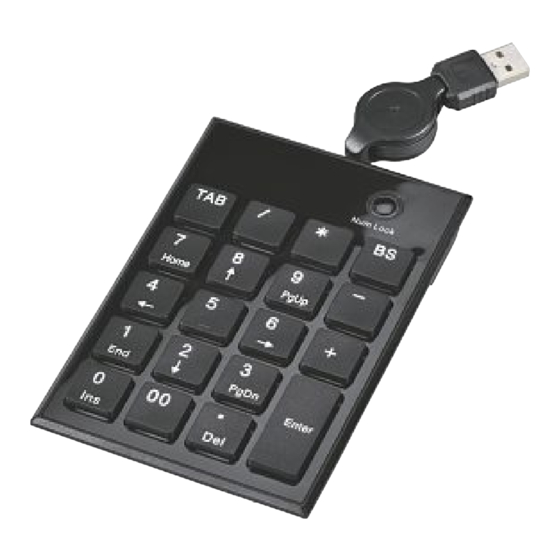 Hama Slimline Keypad SK140 Bedienungsanleitung