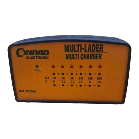 Conrad Electronic Voltcraft Multi Bedienungsanleitung