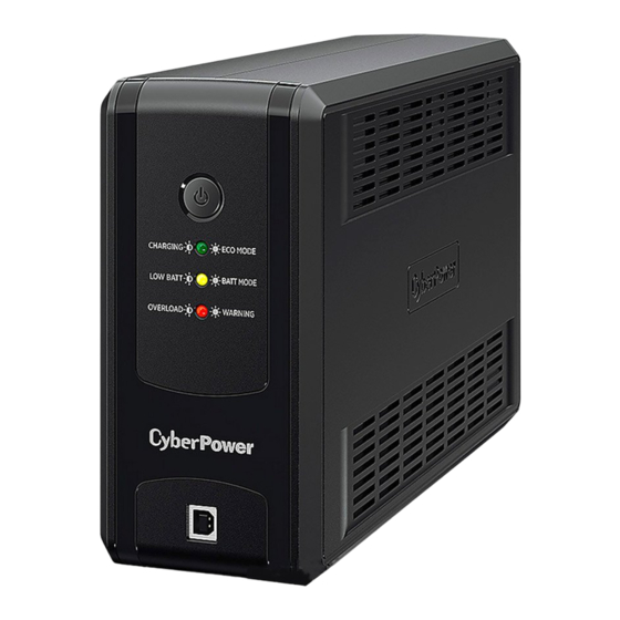 CyberPower UT GreenPower Serie Schnellstartanleitung
