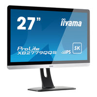 Iiyama ProLite xb2779QQS Bedienungsanleitung