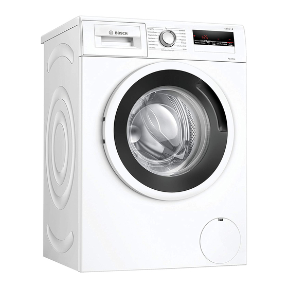 Bosch WAN282A2 Gebrauchs- Und Montageanleitung