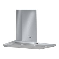 Bosch DWB098E50 Edelstahl Box-Design Wandesse 90 cm Kurzanleitung