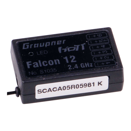 GRAUPNER Falcon 12 Anleitung