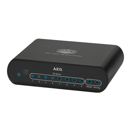 AEG DVK 4628 - 3D TV Box Bedienungsanleitung