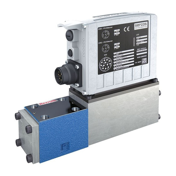 Bosch Rexroth 4WRPDH Betriebsanleitung