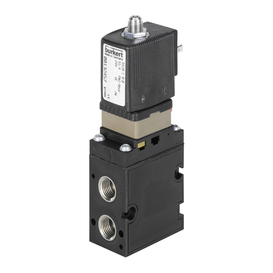 bürkert 6518 Betriebsanleitung
