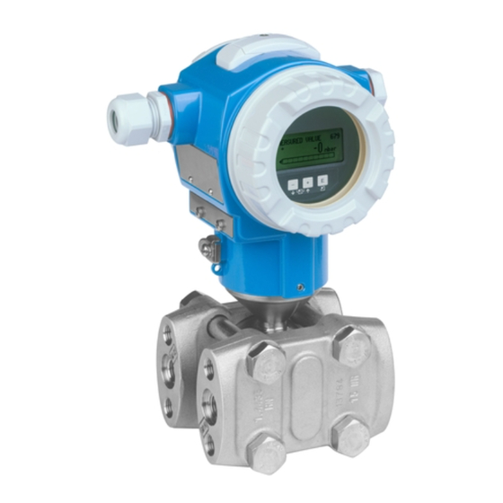 Endress+Hauser Deltabar S PMD70 Kurzanleitung