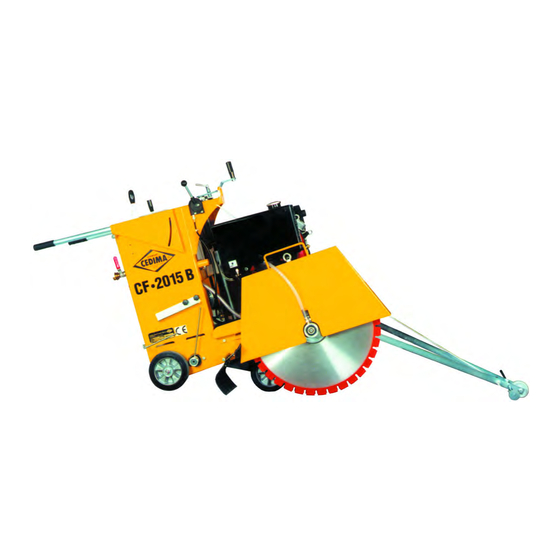 Cedima CF-2000 Serie Betriebsanleitung, Wartungsanleitung Und Sicherheitshinweise
