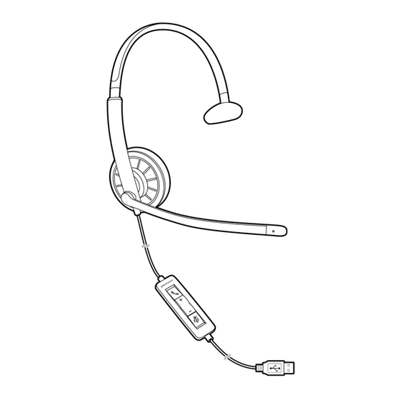 Plantronics Blackwire C310 Bedienungsanleitung