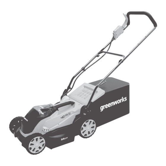 GreenWorks G40LM35K2 Bedienungshandbuch