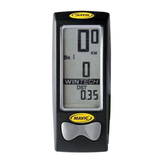 Mavic Wintech FS Bedienungsanleitung