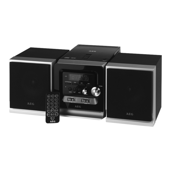AEG MC 4428 CD Bedienungsanleitung