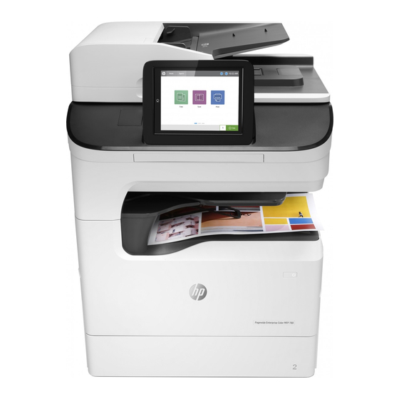 HP PageWide Enterprise Color MFP 780 Benutzerhandbuch