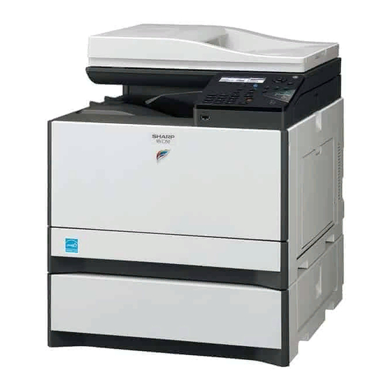 Sharp MX-C250E Startanleitung