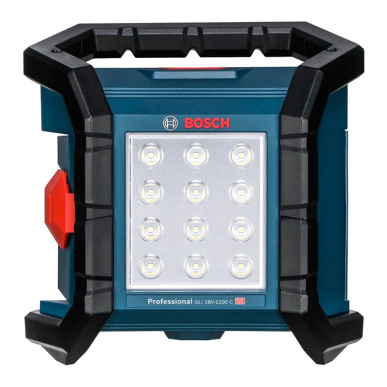 Bosch GLI 18V-1200 C Professional Originalbetriebsanleitung