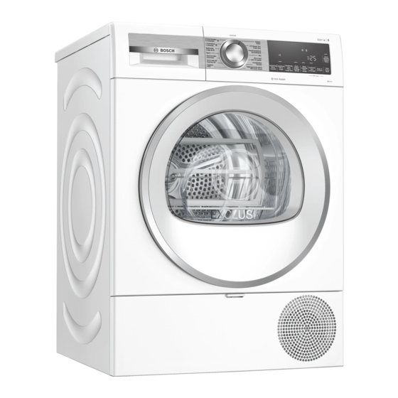 Bosch WQG233C9FG Gebrauchs- Und Montageanleitung