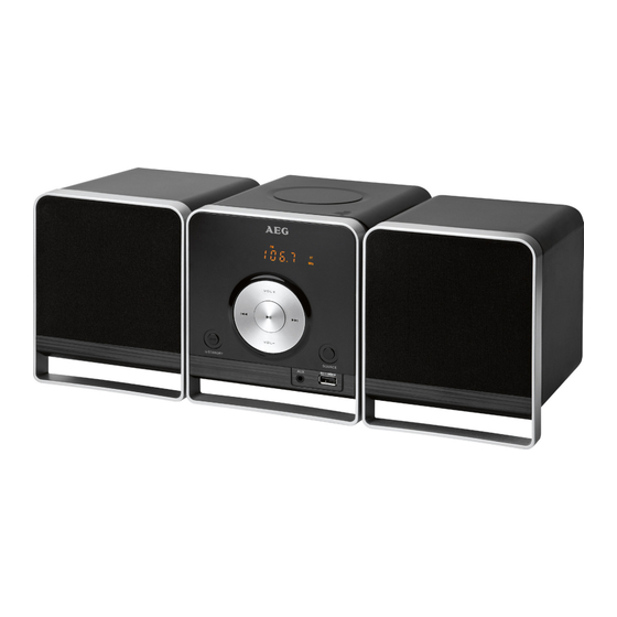 AEG MC 4459 BT Bedienungsanleitung