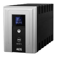 AEG Protect A 1600 LCD Benutzerhandbuch