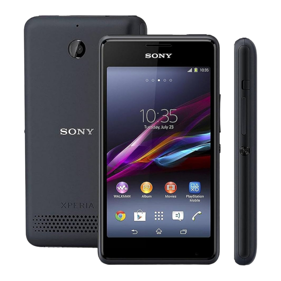 Sony Xperia E1 Bedienungsanleitung
