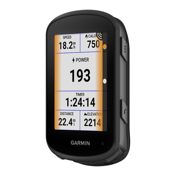 Garmin EDGE 540 Benutzerhandbuch