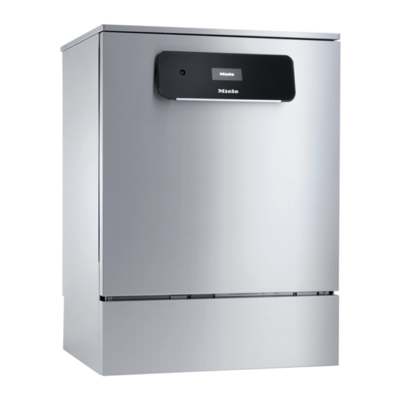 Miele ExploreLine PLW 8604 Gebrauchsanweisung