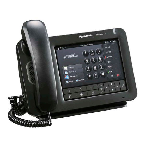 Panasonic KX-UT670NE Kurzanleitung