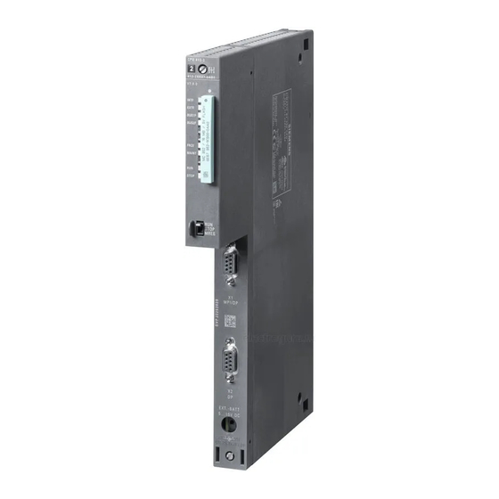Siemens SIMATIC S7-400 Gerätehandbuch
