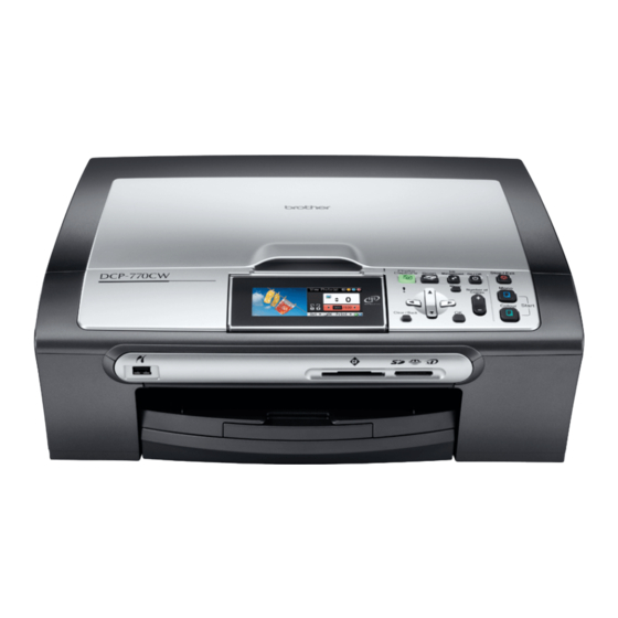 Brother DCP-770CW Handbuch