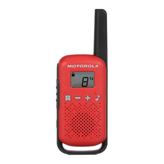 Motorola Talkabout T42 Benutzerhandbuch