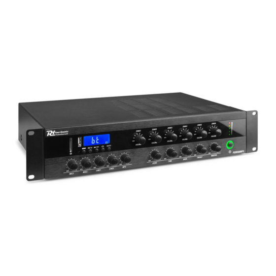 Power Dynamics PDW Serie Bedienungsanleitung