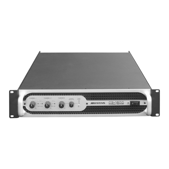 JB Systems C3-1800 Bedienungsanleitung