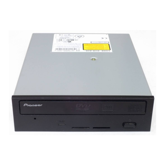 Pioneer DVR-106D Bedienungsanleitung
