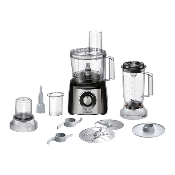 Bosch MultiTalent 3 MCM3 Serie Gebrauchsanleitung