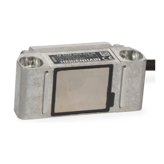 HEIDENHAIN AK ECM 2410 Betriebsanleitung