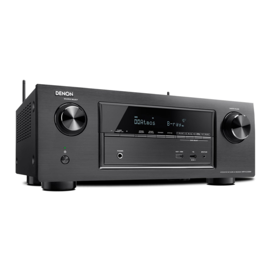 Denon AVR-X3200W Kurzanleitung