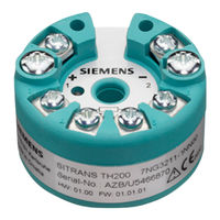 Siemens SITRANS TH200 Betriebsanleitung