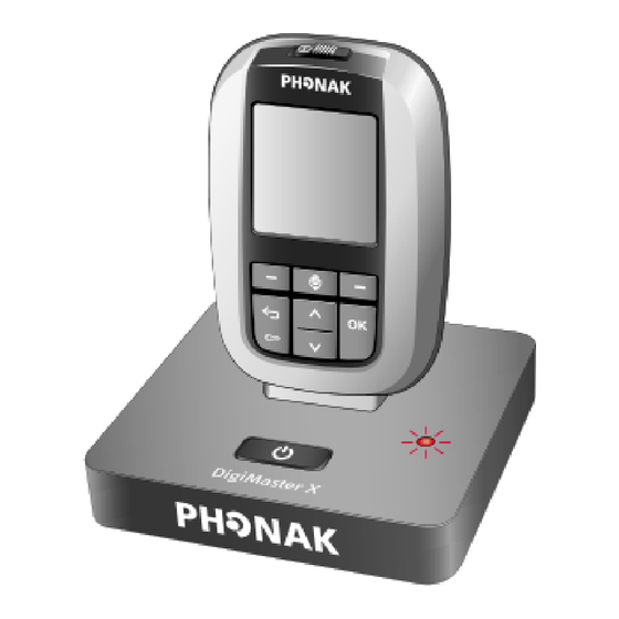 Phonak Roger DigiMaster X Gebrauchsanweisung