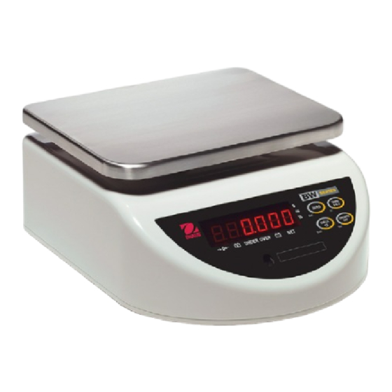 OHAUS BW Series Handbuch