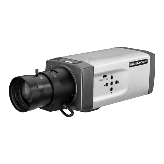 Monacor TVCCD-800COL Bedienungsanleitung