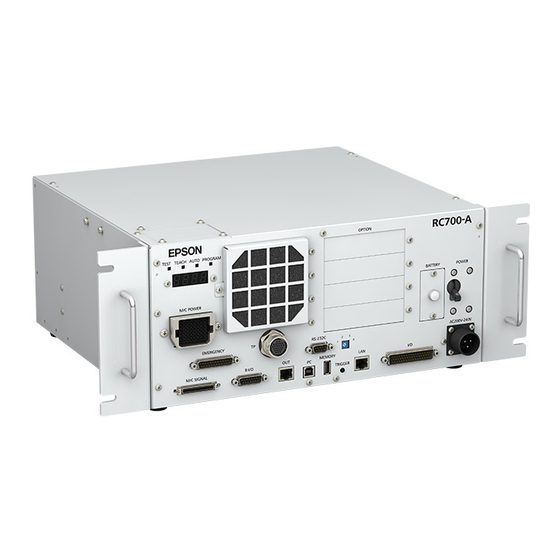 Epson RC700 Sicherheit Und Installation
