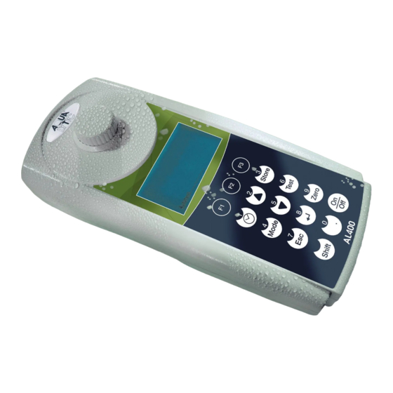 Aqualytic AL400 Bedienungsanleitung