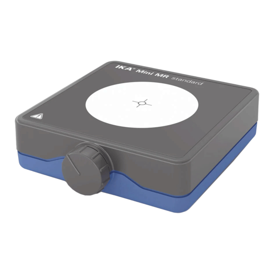 IKA Mini MR standard Betriebsanleitung