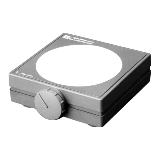 IKA Mini MR standard Betriebsanleitung