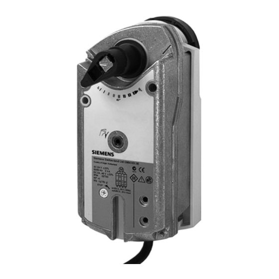 Siemens GMA 9E-Serie Bedienungsanleitung
